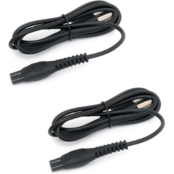 Charging Cable Replacement for Philips Sonicare Cordless Power Flosser 3000 Charger, 2-Pack