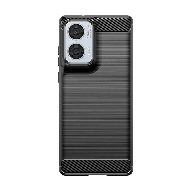 For Moto G85 Case Cover Motorola Moto G85 Capas New Carbon Fiber Phone Bumper Back Shockproof Soft TPU Case Moto G85 G 85 Fundas