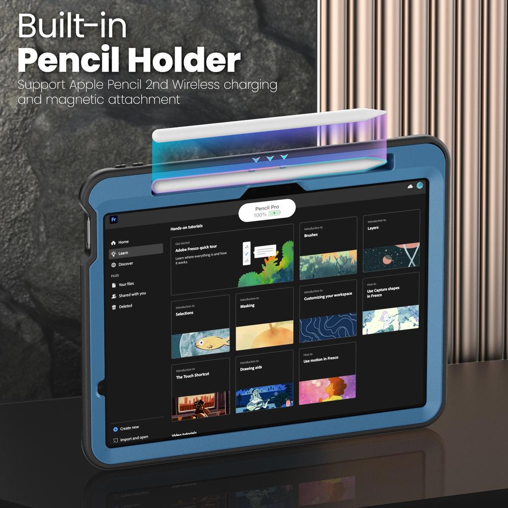 Armor Tablet Ständer Hülle für IPad Air 11 2024 Pro 13 11. 2025 10. 10.9 2022 Cover Funda für IPad 7. 8. 9. 10.2 Mini 6 7 8.3