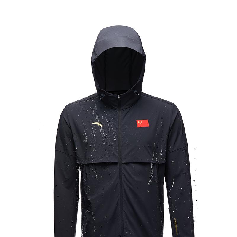 

Anta Водонепроницаемая модная повседневная ветровка с капюшоном в стиле национального флага, мужская верхняя одежда 452520106-2 XXL