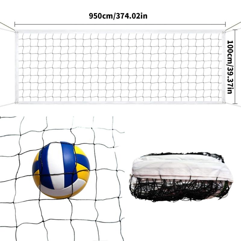 Simple Installation Professional Volleyball Net Indoor Outdoor Tennis Net for Backyard and Beach Activity