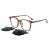 2304 Magnetic Sleeve Glasses For Men And Women Can Be Equipped With Myopia One Mirror Dual-Purpose Polarized Sunglasses Anti-Ultraviolet Sunglasses