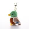 Bird Plush Keychain Fluffy Bird Doll Pendant Key Rings Bag Charm Soft