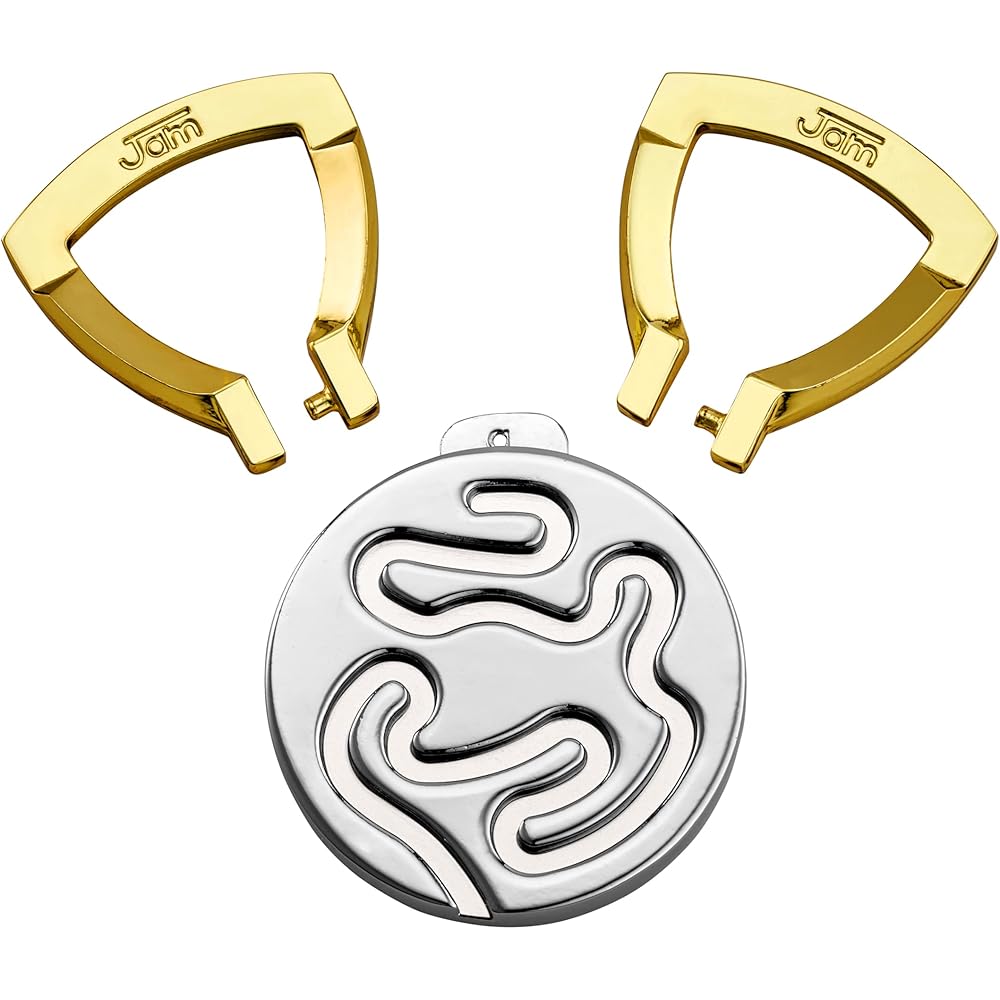 Hanayama Cast Jam Puzzle Level 3 Brain Teaser Game Metal Puzzle Toy