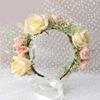 Flower Wreath Bridal Headband Music Festival Flower Headband Photo Headpieces
