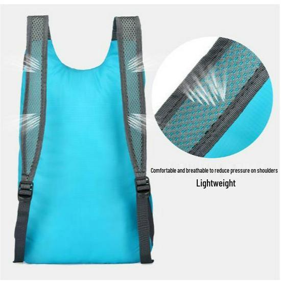 Lightweight Outdoor Folding Backpack - Water-Repellent Travel, Fitness, Sports, School Bag & Gift