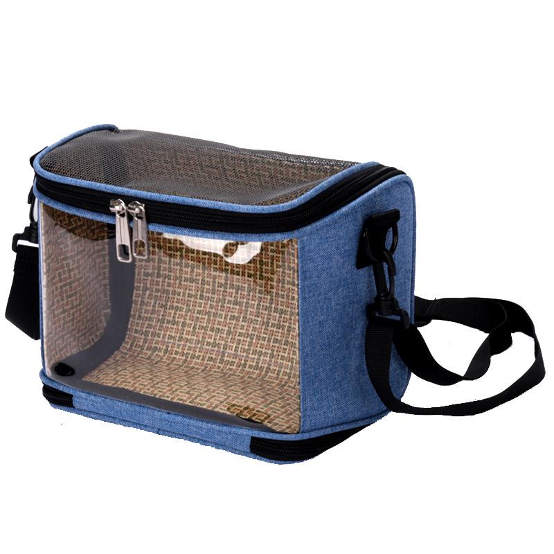 

Прозрачная переносная сумка-клетка для попугая - Товары для питомцев Сумка через плечо 25*14.5*18 cm