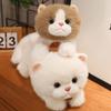Collection Simulation Cat Plush Toys Fluffy Animal Cartoon Kitty Dolls  Car Decor