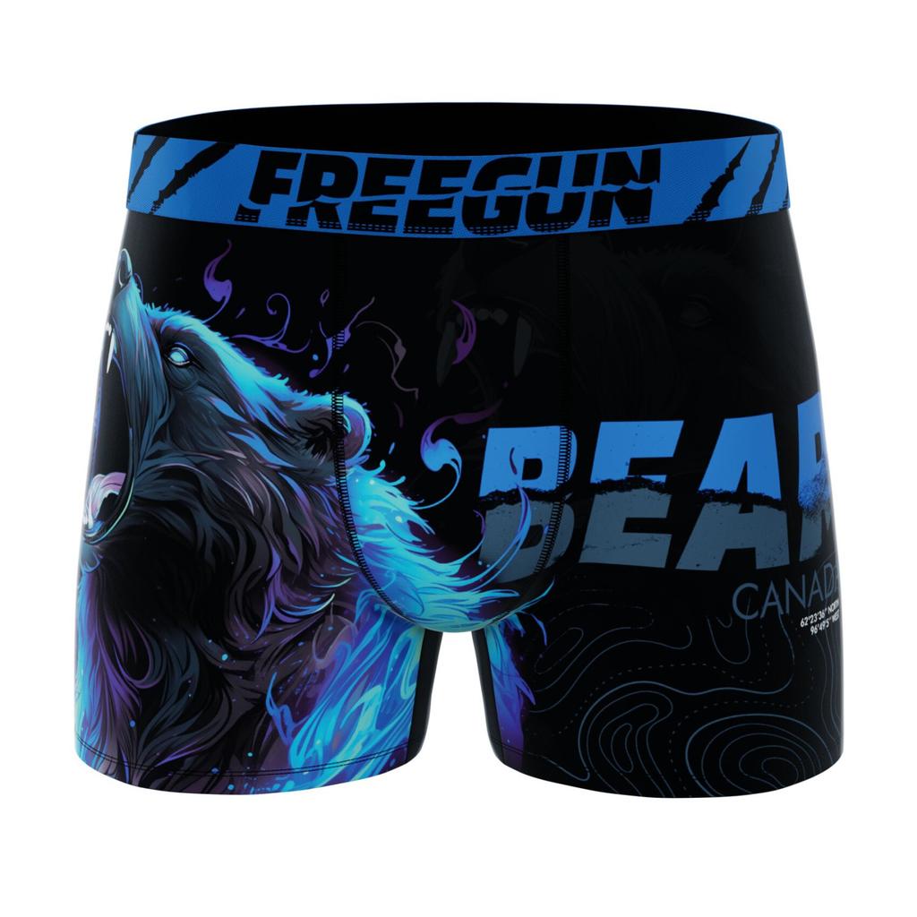 Set of 4 Men's Boxers Wild Animals