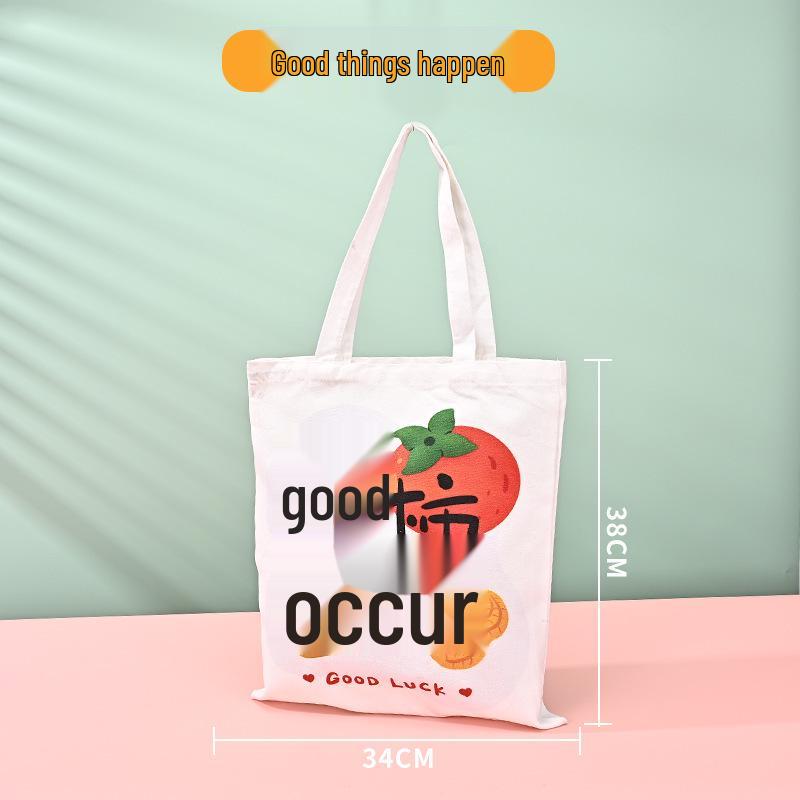 Customized Logo Canvas Shopping Bag - Durable, Eco-friendly, and Ideal for Promotions