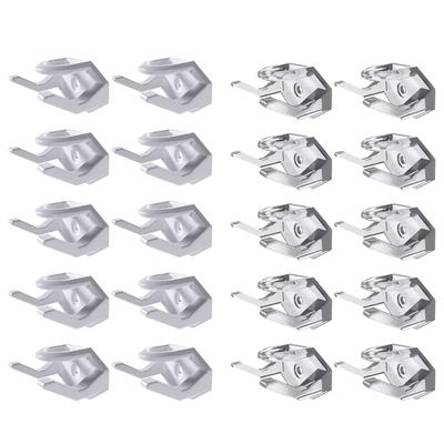 Set of 10pcs Adhesive Hat Hooks Baseball Cap Hanger Stylish Hat Storage Solution