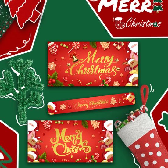 Christmas Cash Gift Envelopes 6 Slots Surprise Christmas Money Envelope for Cash DIY Holiday Money Gifts Card Holder Stocking Stuffers