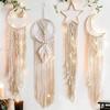 Nordic Woven Tapestry Dreamcatcher Handmade Wall Hanging Home Decor Star and Moon Decorative Hanging Cloth
