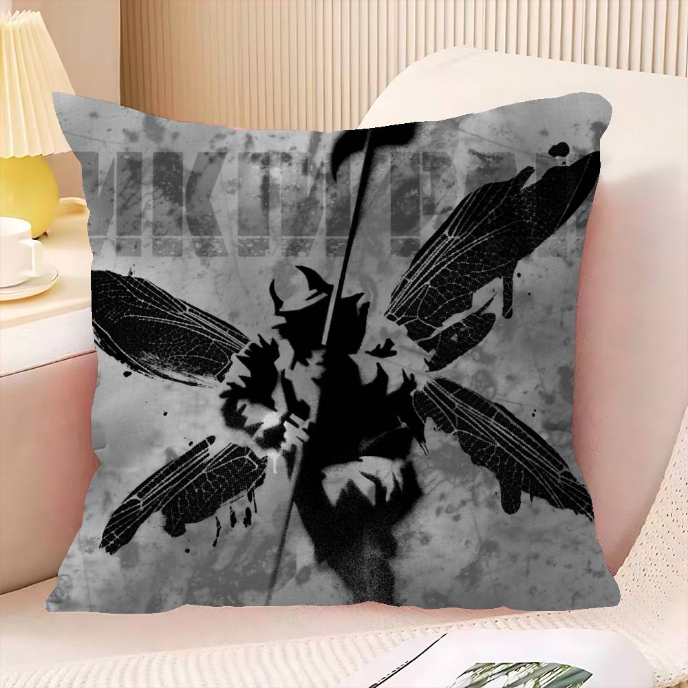 Rock Band L-Linkin Cool P-Park 45*45Cm Κάλυμμα Μαξιλαριού Κάλυμμα Μαξιλαριού Διακοσμητικό Μαξιλαροθήκη Οικιακή Μαξιλαροθήκη Για Μαξιλάρι Καναπέ