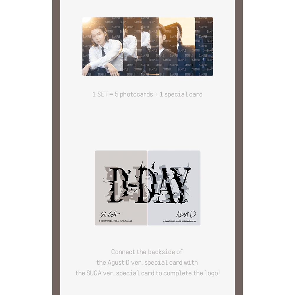 SUGA - D-DAY Turu Fotoğraf Kartı