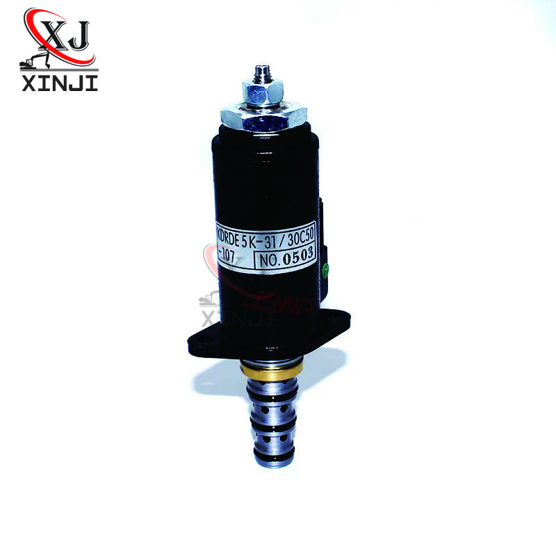 Solenoid Valve YB35V00005F1 KDRDE5K-31/30C50-107 For Kobelco SK200-6E SK230-6E