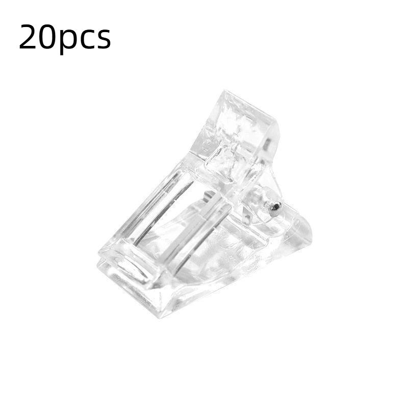 Acrylic Nail Clip Transparent Gel Quick Building Nail Tips Clips Fingernail Extension Uv Clamps Manicuring Art Builder Tools Set