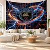 Arazzo da Parete Manchester City, Tessuto Morbido da Appendere, Sfondo Decorativo per Camera da Letto, Arte da Parete per la Casa