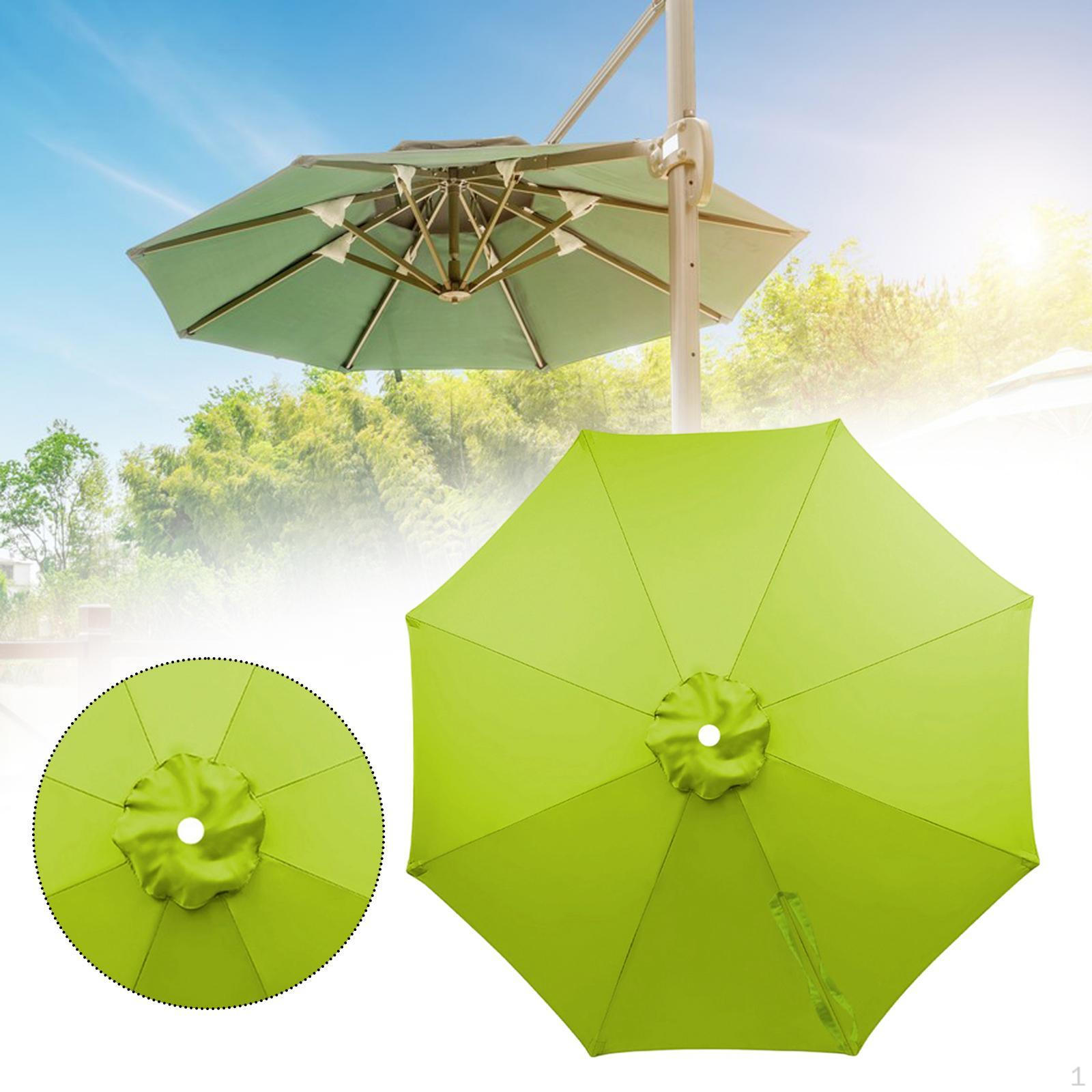 

Уличный зонт-стол 6 ребер Ветрозащитный Водоотталкивающий Чехол Замена для Бассейна Двор Green 200cm