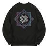 KAN6312 Kmb0074 Neon Fleece-Lined Sweatshirt - Black