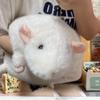 Soft Oversized Animal Figure Cute Simulation Big Mouse Plush Toy Pillow Birthday Gift 1Pcs 35/50/90cm Cartoon Flower Branch Rat