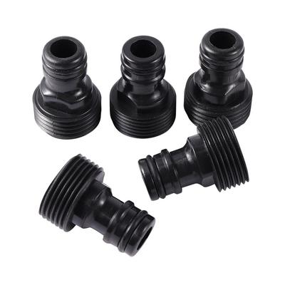 Conector Rápido Rosca Macho de 3/4" Conector de Interfaz de Manguera Estándar Europeo/Americano Grifo Pistola de Lavado de Coches Tubería 5 piezas