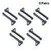 5pcs Glasses Anti-slip Silicone Cover For Glasses Sleeve Eye Frame Leg Drag Fixed Ear Hook Bracket Anti-drop Artifact Glasse Acc