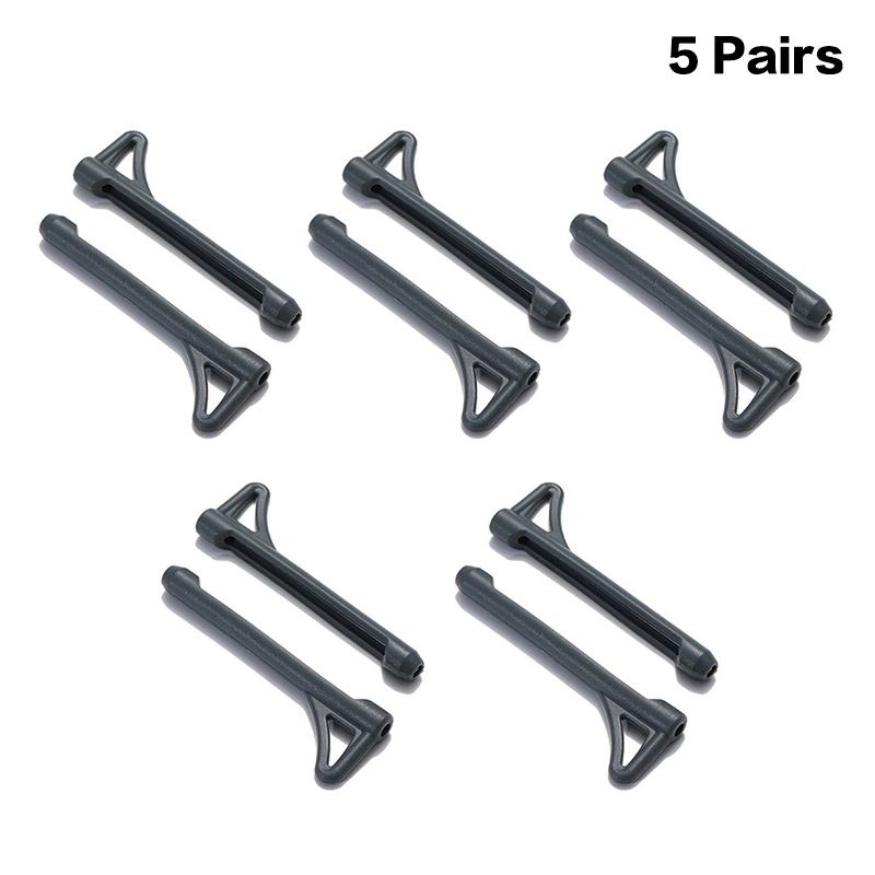 5pcs Glasses Anti-slip Silicone Cover For Glasses Sleeve Eye Frame Leg Drag Fixed Ear Hook Bracket Anti-drop Artifact Glasse Acc