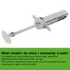 Metal Veterinary Syringe Safe Accurate Scale Animal Syringe for   Chicken Sheep Cow