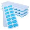 4Pcs Silicone Mold with Cover for Ice Cube  Complementary Food Making