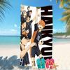 Beach Towel with Haikyu Pattern - soft,absorbent,machine washable Lightweight&Modern,swimming,Travel Essentials