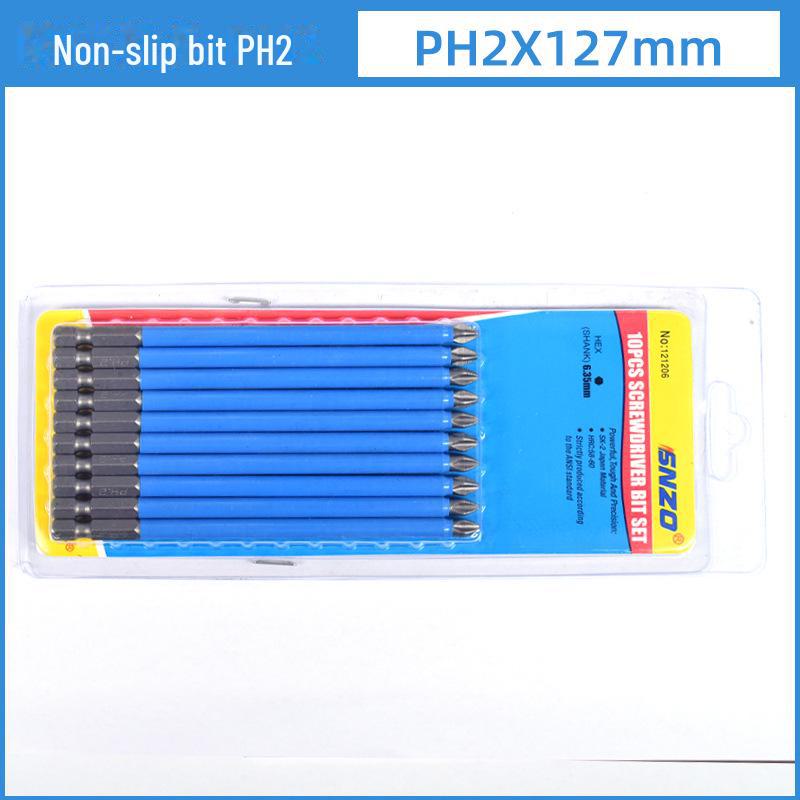 PH2 Non-Slip Crosshead Screwdriver Bit for Electric and Manual Use