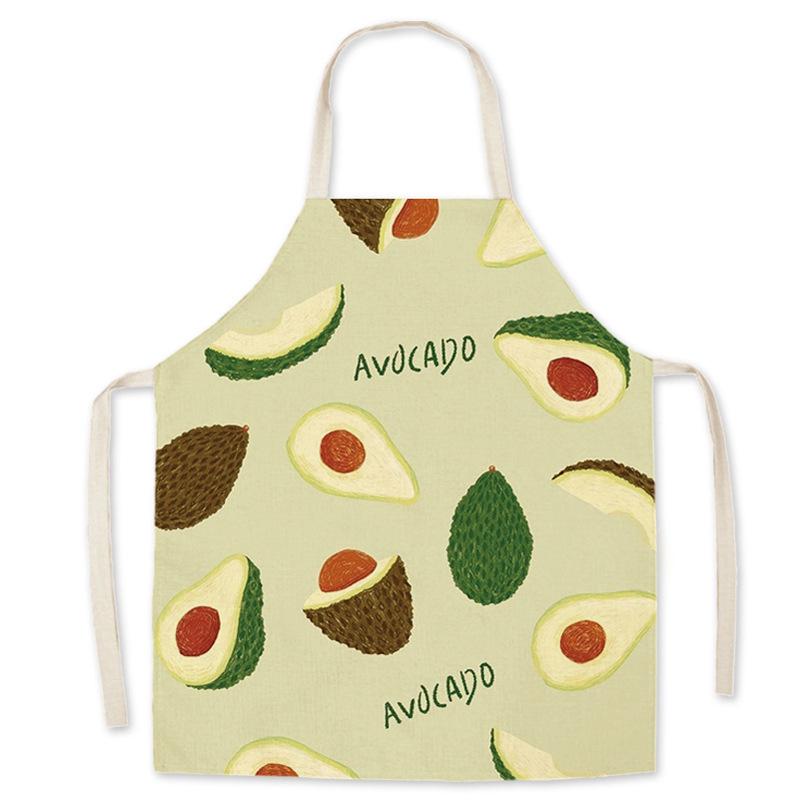 Children's and Adult Strawberry Print Waist Apron - Parent-Child Match, Sleeveless Coverall