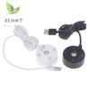 5V USB Without/With Light Fountain Mist Maker Small Rockery Water Fish Tank Landscaping Mist Maker Waterproof White/Black