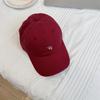 Hat Men's and Women's Street Tide Brand Letter Embroidery Baseball Cap Summer Couple Simple and Versatile Cap Showing Small Face