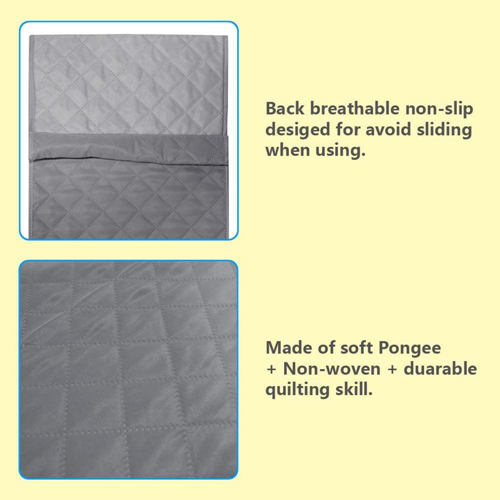 Versatile Felt Storage Caddy Anti Slip Felt Couch Caddy With Multiple Pockets For Phone Tablet And Accessories