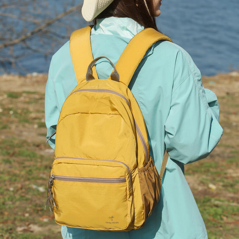 Lightweight Foldable Nylon Backpack for Women Men – Compact Travel and Outdoor Backpack with Multiple Pockets