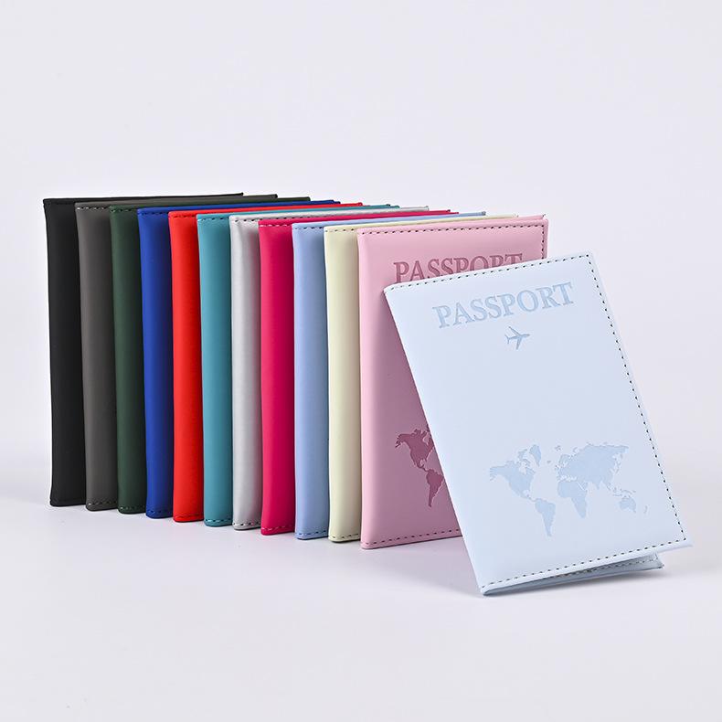 1 pezzo Copertina Protettiva Passaporto Custodia per Documenti in Pelle PU Custodia di Protezione Passaporto Materiale Impermeabile per Donna Ragazza