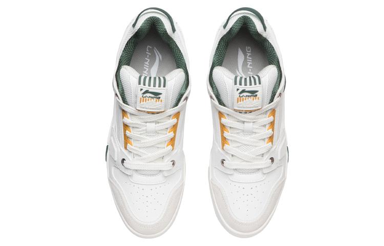 Li Ning Synthetic Leather Coverage Slip Resistant, Abrasion Resistant, Lightweight, Breathable Low top Skateboard Shoes AGCR297-5