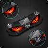 Car Position Light with Triple Suction Cups And Evil Eye Design Automotive Lamp Emergency Lighting
