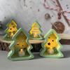 Christmas Tree Mold Christmas Tree Silicone Resin Casting Molds Home Ornament Mould Crafts Supplies For Plaster Wax Resin Cake