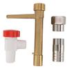 Brass Quick Coupler Sprinkler Key G3/4 Quick Sprinkler Valve Key for Garden Hose Underground Irrigat