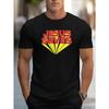 European Size Men'S Summer Print Short-Sleeve T-Shirt