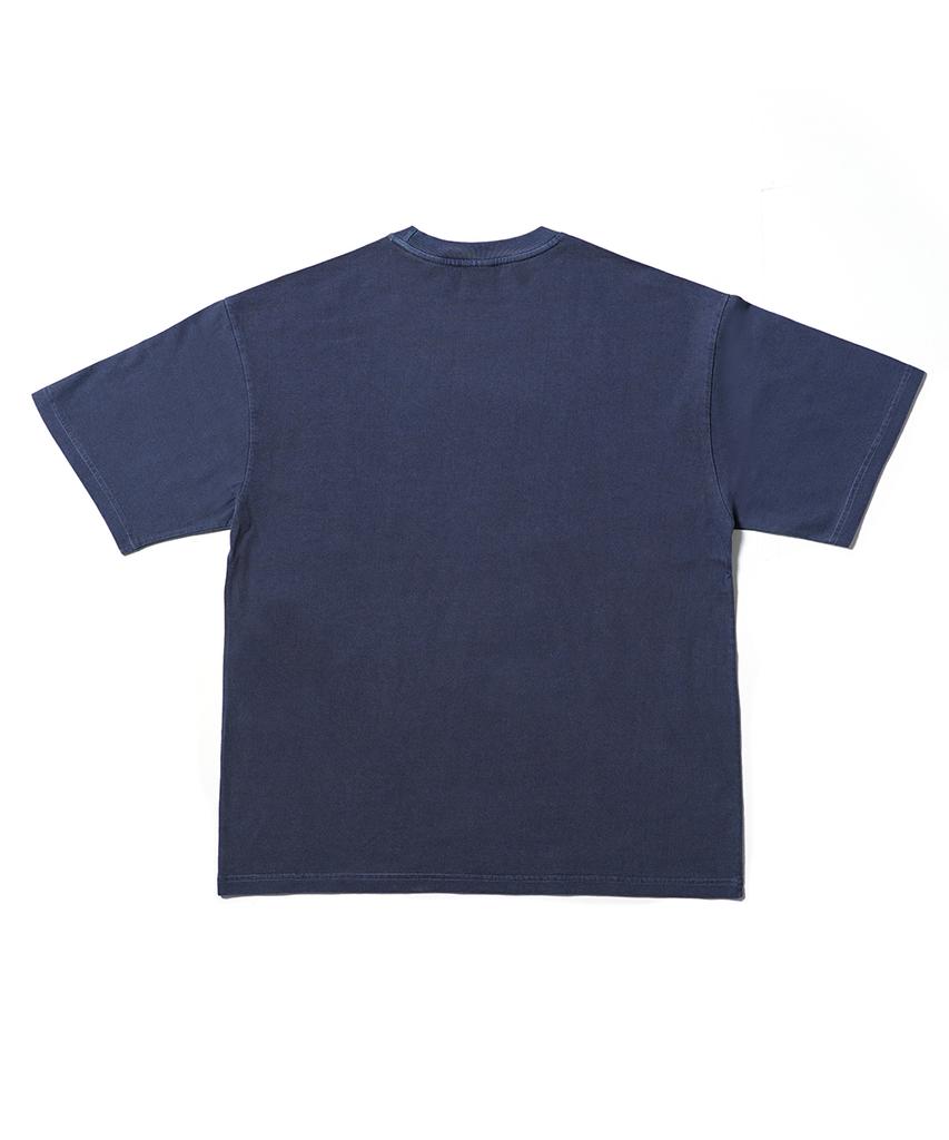 GAKKAI UNIONS More Than That Pigment Short Sleeve T-Shirt Dive Blue