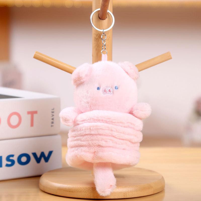 

Spring animal pendant Kapibara plush toy children s toy doll educational toy plush doll gift Extension about 25cm Shrinkage about 14cm/0.04kg