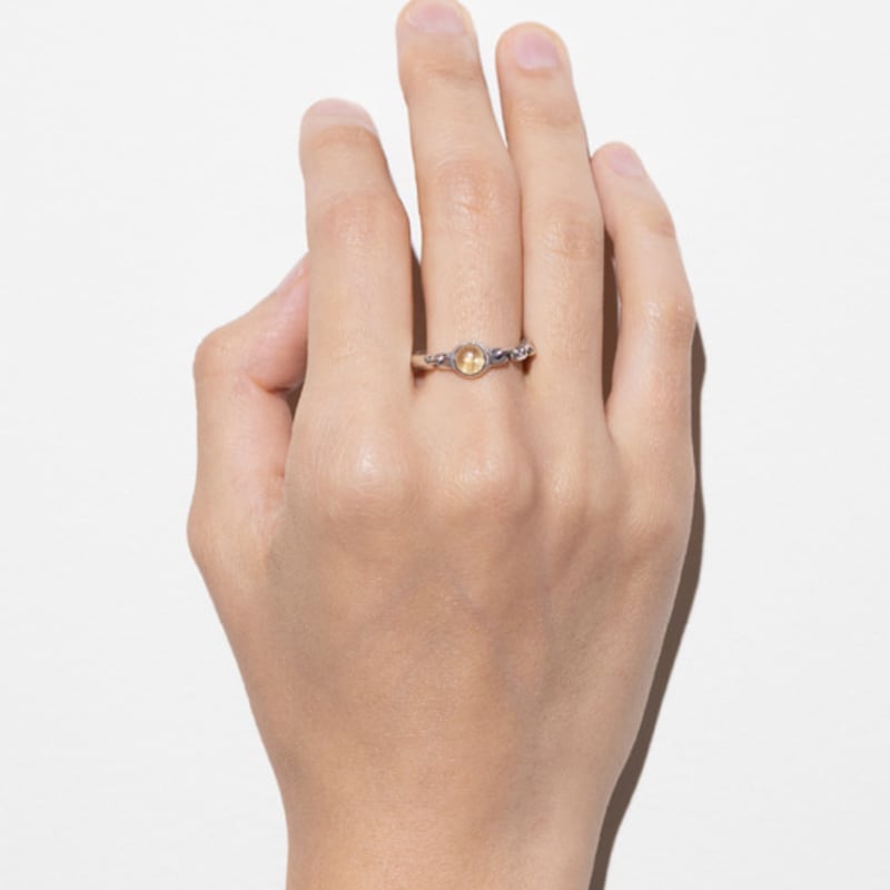 

Kiee Oshimu (Silver 925) 006 Half Chain Lemon Ring (Silver925)006HalfChainLemonRing No. 9