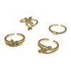Butterfly Series Gold Open Ring - Women's Fashion Jewelry Index Finger Ring