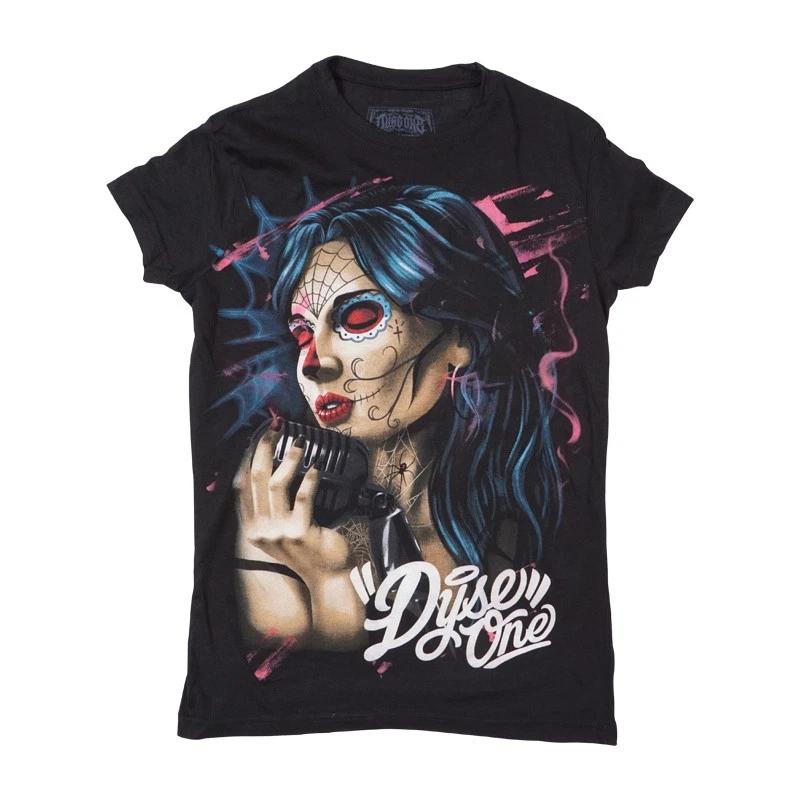 0 DYSE ONE SPIDER LADY WOMENS T SHIRT L
