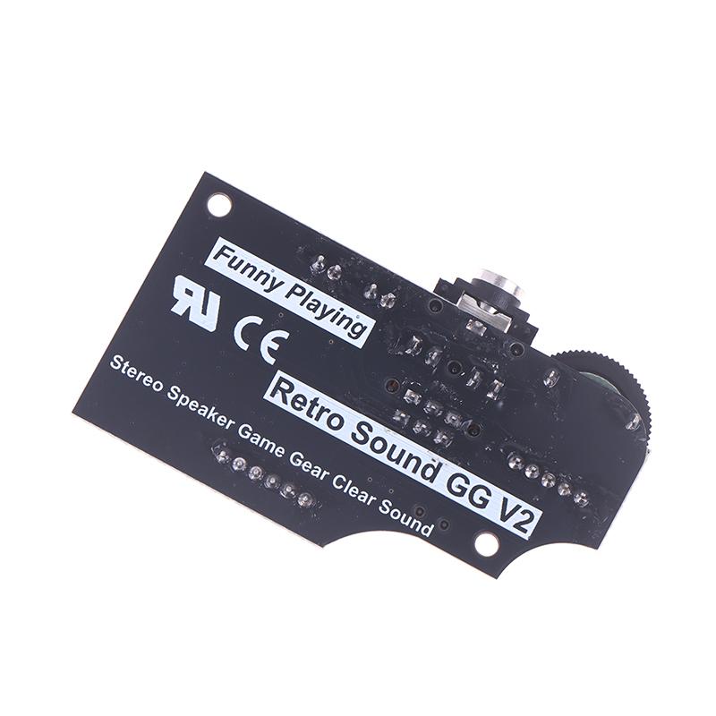 High Quality Dual Channel Volume Audio Board For Sega Game Gear Using Elna Audio Capacitors, Max Double Original Volume Output
