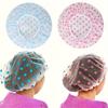 6pcs Adjustable Printed Shower Caps, High Quality, Reusable, with Elastic Band, for Women's Spa Salon, Beauty Treatment